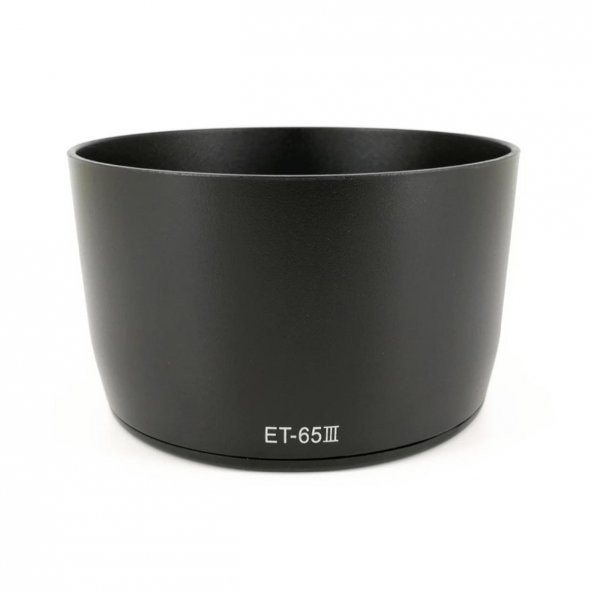 Cazipshop Et-65 Iıı Lens Hood Parasoley Canon 85mm 1.8 Lens Uyumlu ürün görseli 1