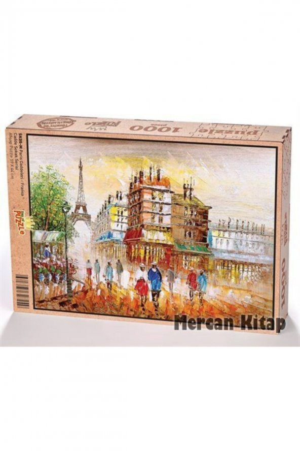 King Of Puzzle Paris Caddeleri - Fransa Ahşap Puzzle 1000 Parça (sk05-m) ürün görseli 1