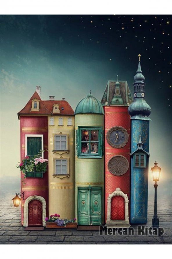King Of Puzzle Fantastik Kitap Evler Ahşap Puzzle 500 Parça (kt02-d) ürün görseli 1