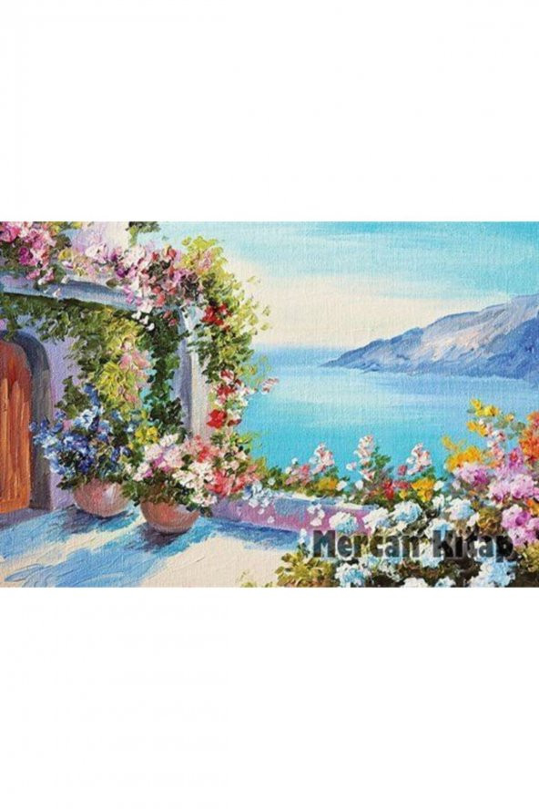 King Of Puzzle Taraçadan Sahil Ahşap Puzzle 1000 Parça (mz09-m) ürün görseli 1