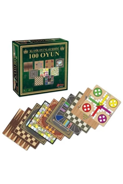 Star 100 Classic Oyun Seti 100 Klasik Oyun Kızma Birader Satranç+ ürün görseli 1