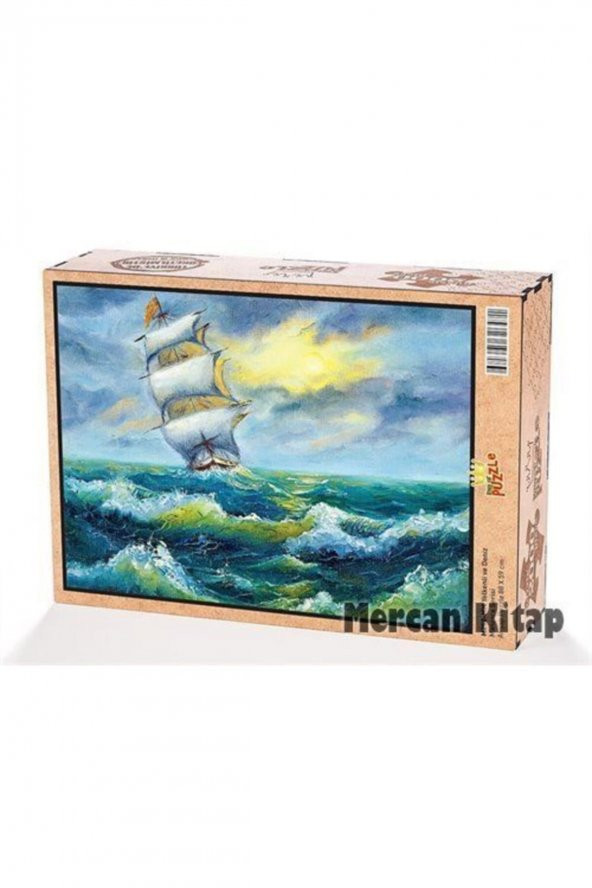 King Of Puzzle Yelkenli Ve Deniz Ahşap Puzzle 2000 Parça (mz50-mm) ürün görseli 1