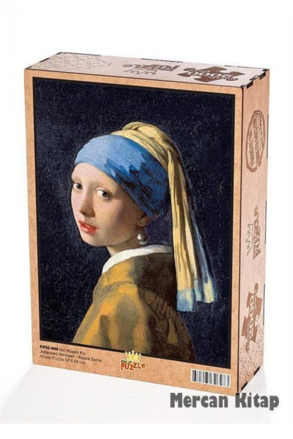Inci Küpeli Kız /johannes Vermeer Ahşap Puzzle 2000 Parça ürün görseli 1