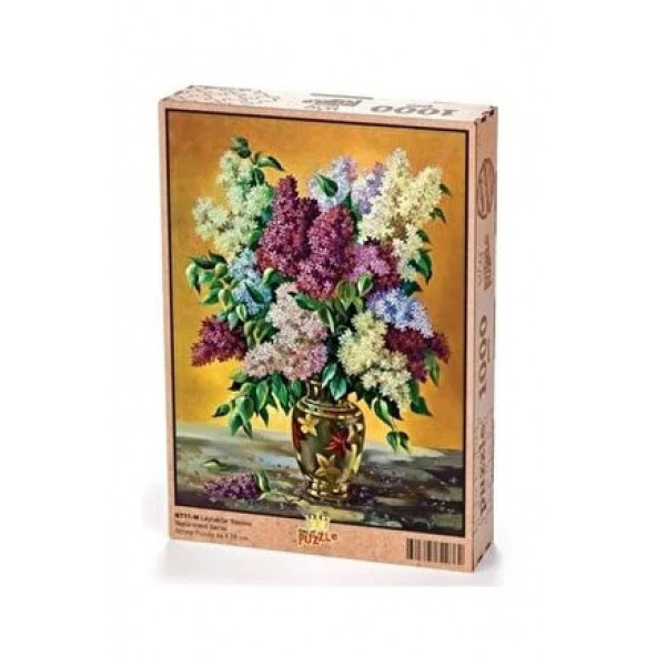 King Of Puzzle Leylaklar Vazosu Ahşap Puzzle 1000 Parça (nt11-m) ürün görseli 1