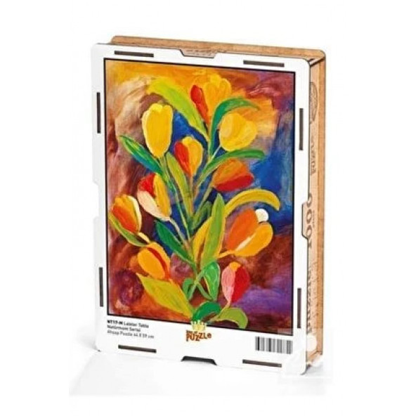 King Of Puzzle Bahçe Çiçek Serisi - Laleler 1000 Parça Puzzle ürün görseli 1