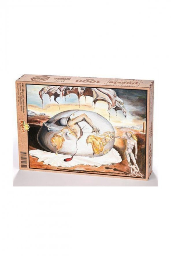 King Of Puzzle Yeni Bir Adamın Doğuşu / Salvador Dali Ahşap Puzzle 1000 Parça (KR11-M) ürün görseli 1