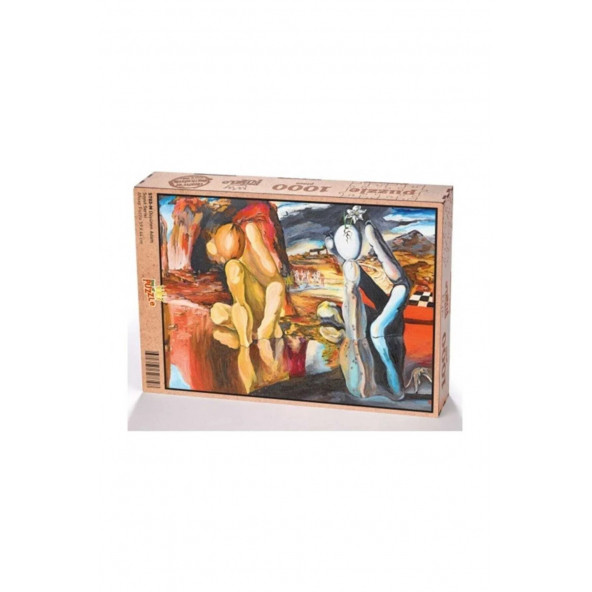 King Of Puzzle Düşünen Adam Ahşap Puzzle 1000 Parça (ST03M) ürün görseli 1