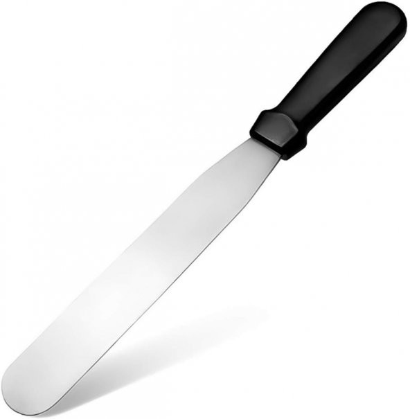 Nar kalıp Düz  Pasta Sıvama Spatula 25CM Oval Başlı ürün görseli 1