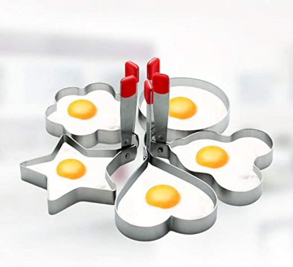 Narkalıp Omlet Ve Krep Pişirme Kalıbı 5 Li Set ürün görseli 1