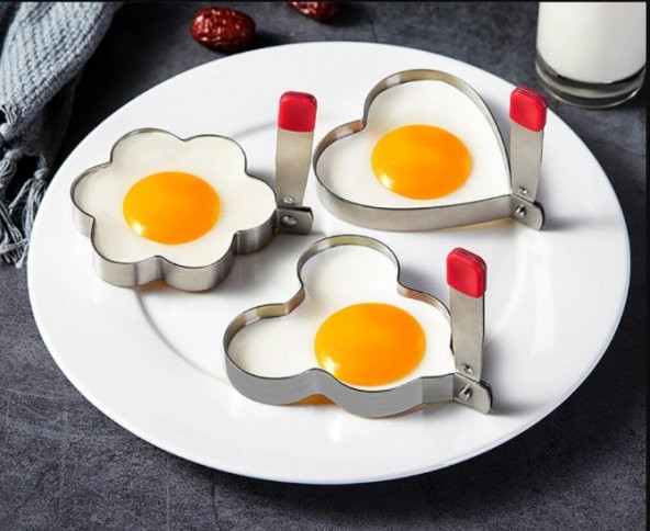 Narkalıp Omlet Ve Krep Pişirme Kalıbı 3 Lü Takım ürün görseli 1