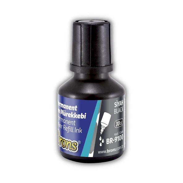 Markör Permanent Kalem Mürekkebi 30 ml 1 Adet Brons Koli Çuval Kalemi Mürekkebi 1 Adet ürün görseli 1