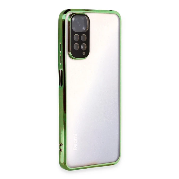 Redmi Note 11 Kılıf Razer Lensli Silikon - Yeşil