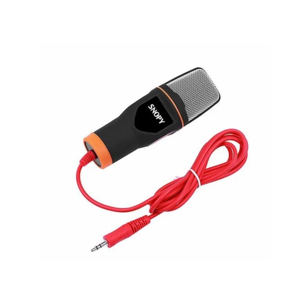 Snopy SN-340M Beyaz Masaüstü Mikrofon - Resim 3