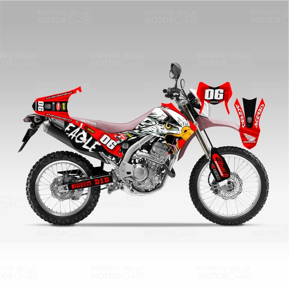 Honda CRF 250 L Eagle Design Sticker Set No:06 ürün görseli 1