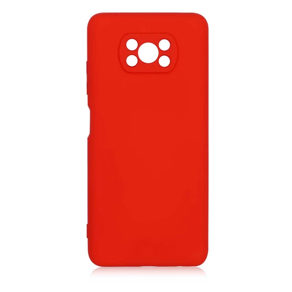 Xiaomi Poco X3 Kılıf Lansman Tasarım İç Yüzeyi Kadife Silikon ürün görseli 1