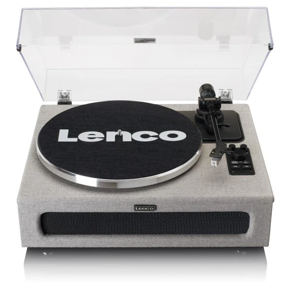 Lenco LS-440 GY Gri 4 Hoparlörlü Bluetoothlu Pikap Plak Çalar ürün görseli 1