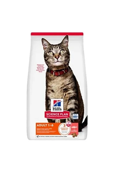 Hill's Science Plan Somonlu 1.5 kg Yetişkin Kuru Kedi Maması