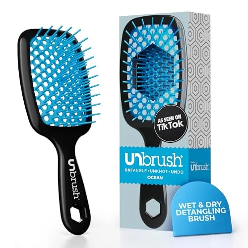 UNbrush Detangling Saç Fırçası, Okyanus Mavisi