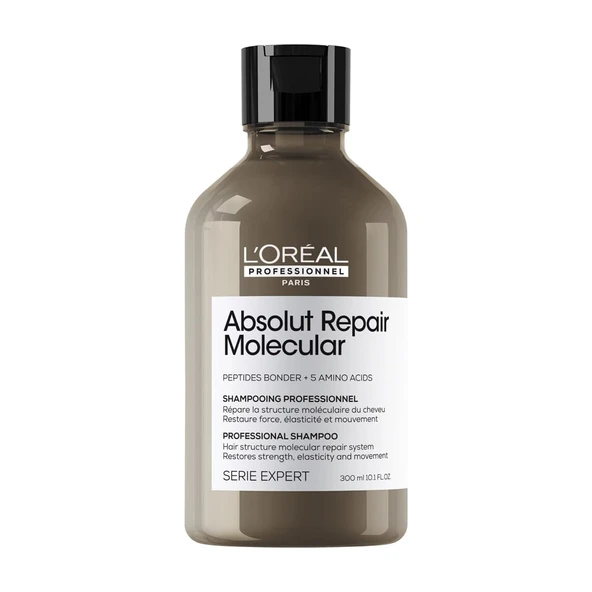 L'Oréal Professionnel Paris Serie Expert Absolut Repair Molecular Tüm Yıpranmış Saçlar Için Arındırıcı Şampuan 300ml