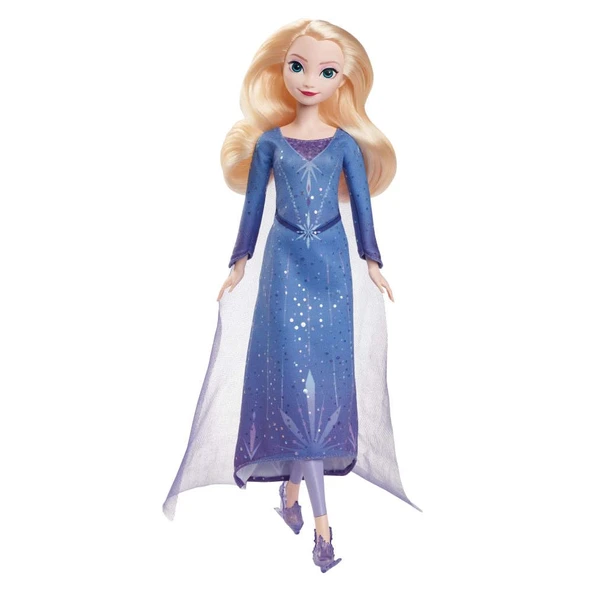 Karlar Ülkesi: Kış Festivali'nden ilham alan Mattel Disney Karlar Ülkesi Elsa bebek ve aksesuarlar, çıkarılabilen elbise, paten ve bir çift ayakkabı, JBG53