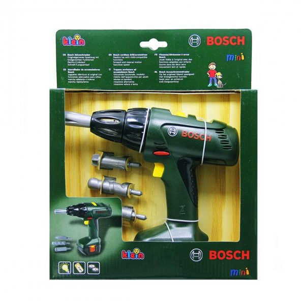 8402 Bosch Işıklı Oyuncak Matkap Seti - Resim 5