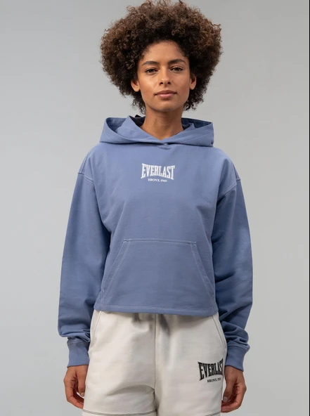 Dot Collection Comfort Fit İndigo Kadın Sweatshirt