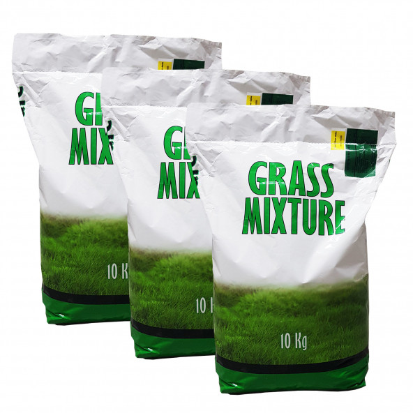 Çim Tohumu 6M Grass Mixture 3 Çuval 30 Kg İthal Karışım Çim Tohumu Özel Tohum ürün görseli 1