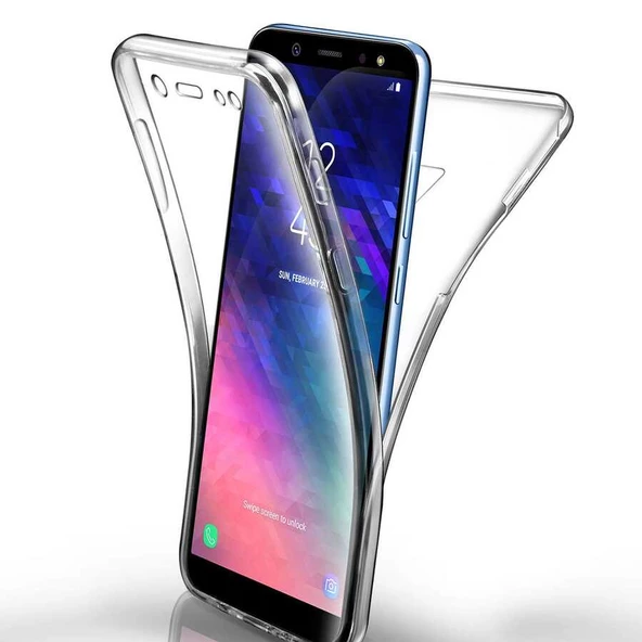 Galaxy S9 Kılıf 360 Tam Koruma Şeffaf Silikon ürün görseli 1