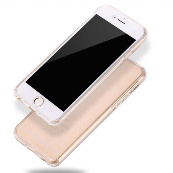 iPhone 7 Kılıf 360 Tam Koruma Şeffaf Silikon ürün görseli 1