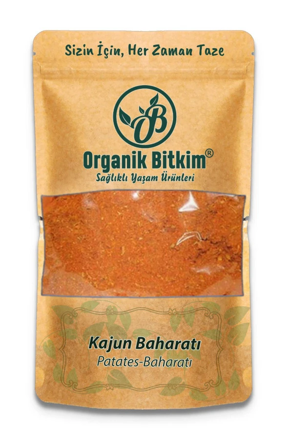 Organik Bitkim Kajun Baharatı - Patates Baharatı 150 gr ürün görseli 1