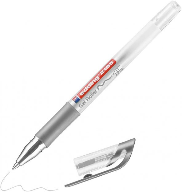 Edding 2185 Jel Kalem GÜMÜŞ Alman Markası Edding 2185 Crystal Jel Kalem ürün görseli 1