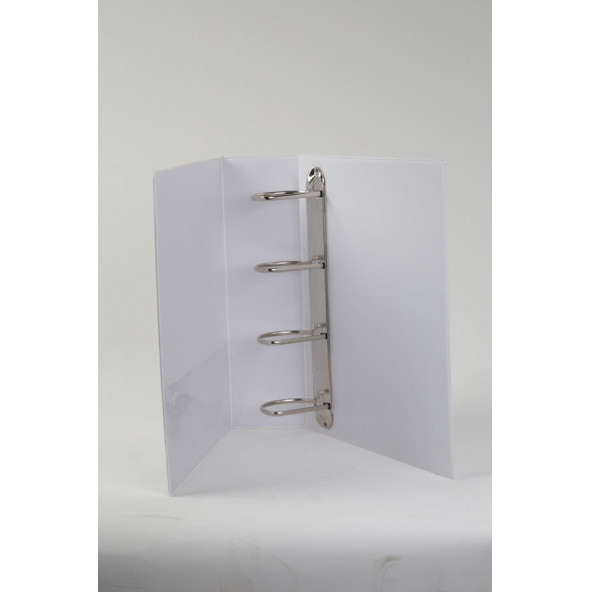 SUNUM KLASÖRÜ BEYAZ 6CM 4HALKA 10 LU SET - Resim 2