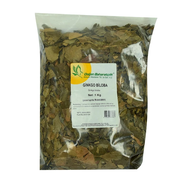 Ginkgo Biloba Otu Doğal 1000 Gr Paket ürün görseli 1