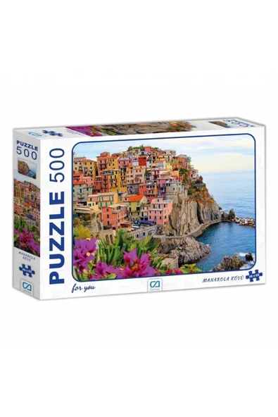 Ca Puzzle Manarola Köyü 500 Parça Puzzle ürün görseli 1