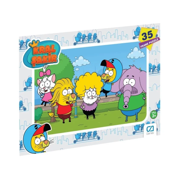 Ca Puzzle Kral Şakir Frame 35 Parça Puzzle (Karışık Model 1 Adet) ürün görseli 1
