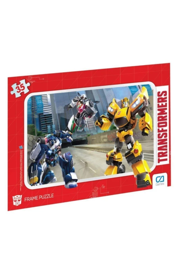 Ca Puzzle Transformers Frame Puzzle 35 Parça (Karışık Model 1 Adet) - Resim 2