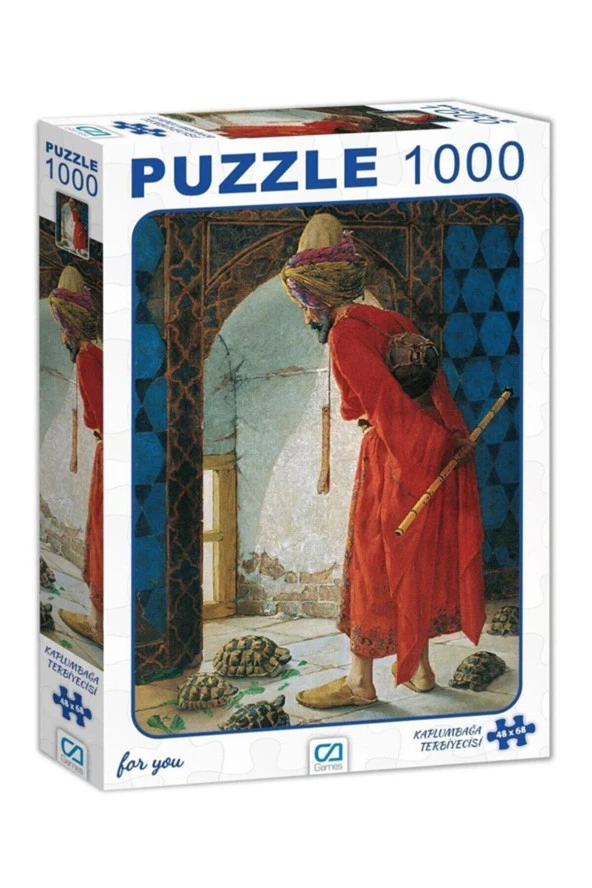 Ca Puzzle Kaplumbağa Terbiyecisi 1000 Parça Puzzle ürün görseli 1
