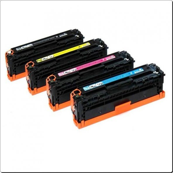 Brcn-Hp Pro200 Muadil 4lü Set Toner Chipli (1.500 Sayfa) ürün görseli 1