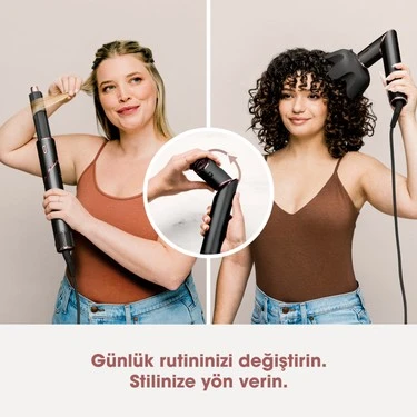 5 işlevli saç kurutma ve şekillendirme seti, 1600 W güçle