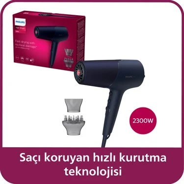 Saç Kurutma Makinesi - 2300w, İyonik Bakım ve ThermoShield