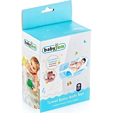 Bebekler için Güvenli Banyo Filesi, Yıkanabilir Havlu