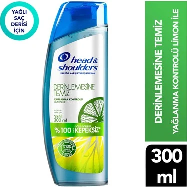 Şampuan Derinlemesine Temiz Yağlanma Kontrolü Kepeğe Karşıtı Etkili 300
