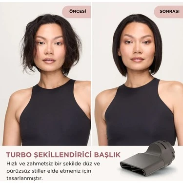 Hafif ve Güçlü Saç Şekillendirme Seti, İyon Özelliği ile