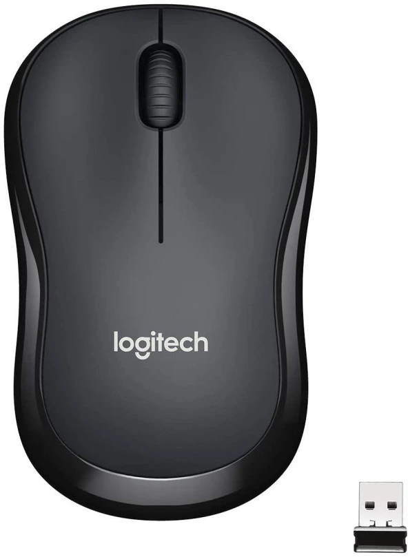 Logitech M221 Silent (Sessiz) Kablosuz Mouse Siyah 910-006510 ürün görseli 1