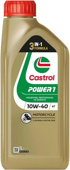 POWER1 4T 10W-40 1 Litre Motosiklet Yağı