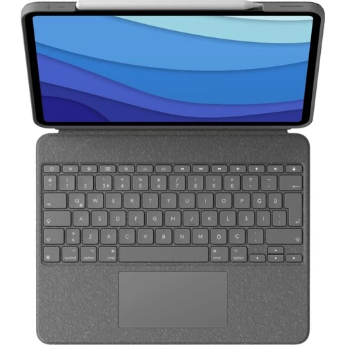 Logitech Combo Touch 12.9" iPad Pro 5. Nesil Klavyeli Kılıf (TR) - Resim 2