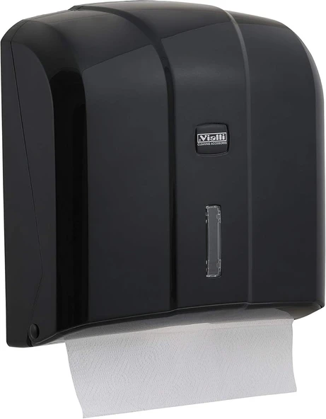 KH300B Z Katlı Kağıt Havlu Dispenseri 300'lü Siyah