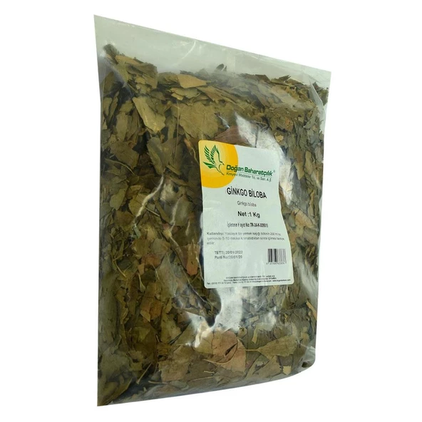 Doğan Baharatçılık Ginkgo Biloba Yaprağı Otu 1000G Kiloluk Paket ürün görseli 1