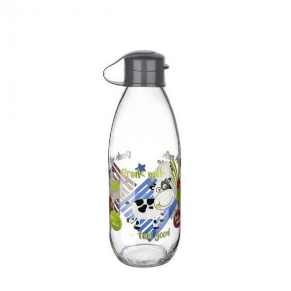 Pratik Kapaklı Süt ve Su Şişesi 1000 ml ürün görseli 1