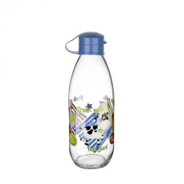 Pratik Kapaklı Süt ve Su Şişesi 1000 ml ürün görseli 1